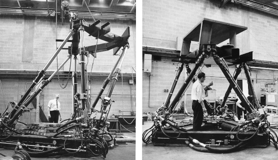The first flight simulator based on an octahedral hexapod