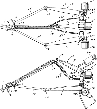 The first spatial
industrial parallel robot