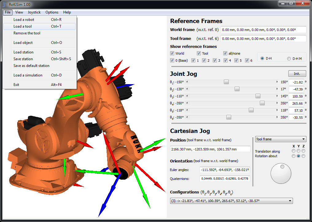 RoKiSim - Robot Kinematics 1.7